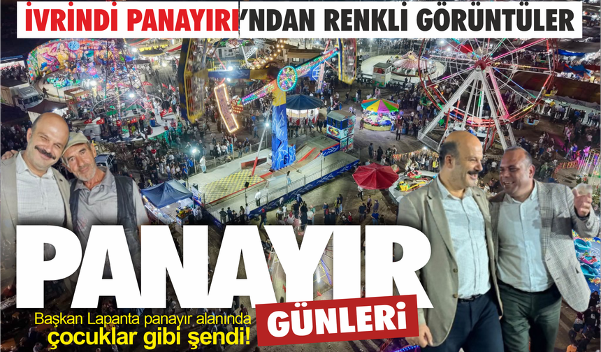 İvrindi'de panayır günleri... Eğlence, alışveriş, buluşma, hepsi bir arada...