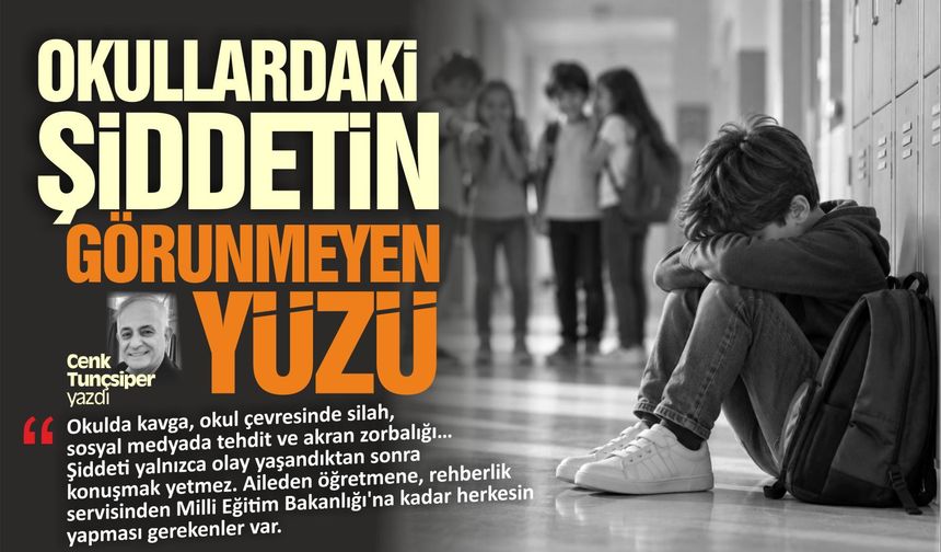 Okuldaki şiddetin görünmeyen yüzü