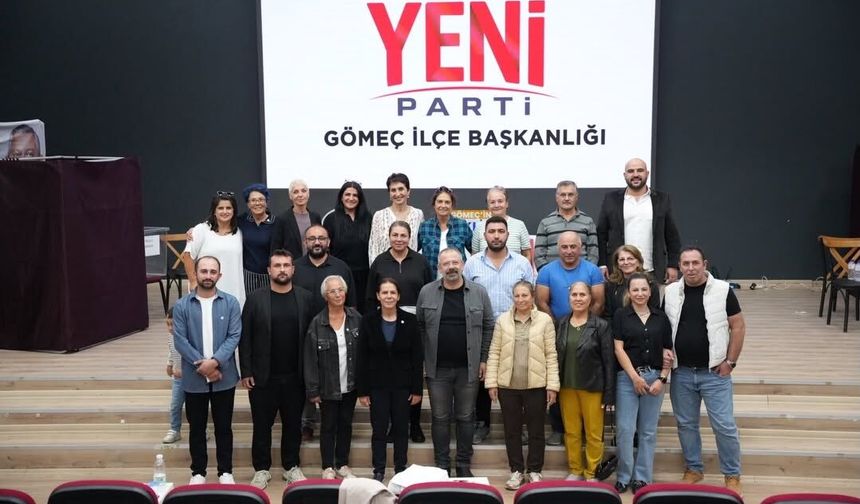 Yeni Parti Gömeç kongresi... Senay Çankaya oyların tamamını aldı
