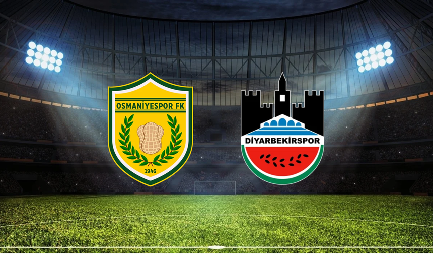 Osmaniyespor - Diyarbekirspor Maçı Ne Zaman? Saat Kaçta? Hangi Kanalda?
