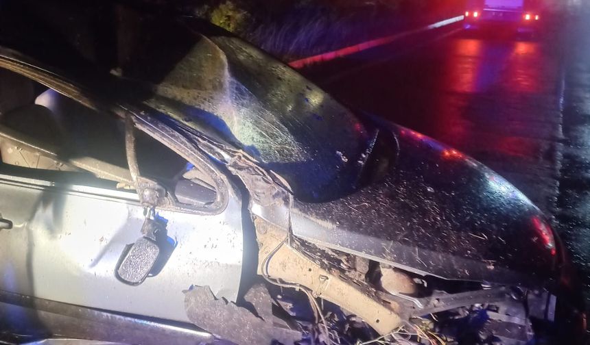 Ayvalık Altınova’da Korkutan Kaza: Kontrolden Çıkan Otomobil Savruldu, 1 Kişi Yaralandı!