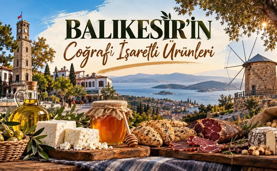 Türkiye'nin Coğrafi İşaret Haritası Açıklandı: Balıkesir 46 Ürünüyle İlk 10'da! Balıkesir’in Coğrafi İşaretli Ürünleri: