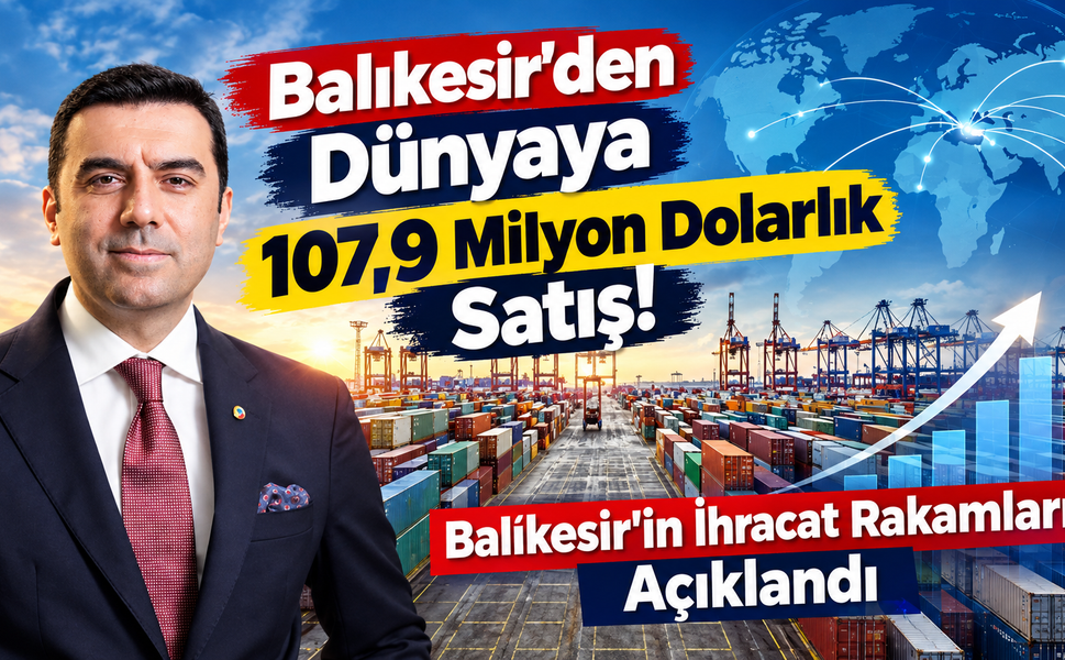 Balıkesir’den Dünyaya 107,9 Milyon Dolarlık Satış! Balıkesir'in İhracat Rakamları Açıklandı!