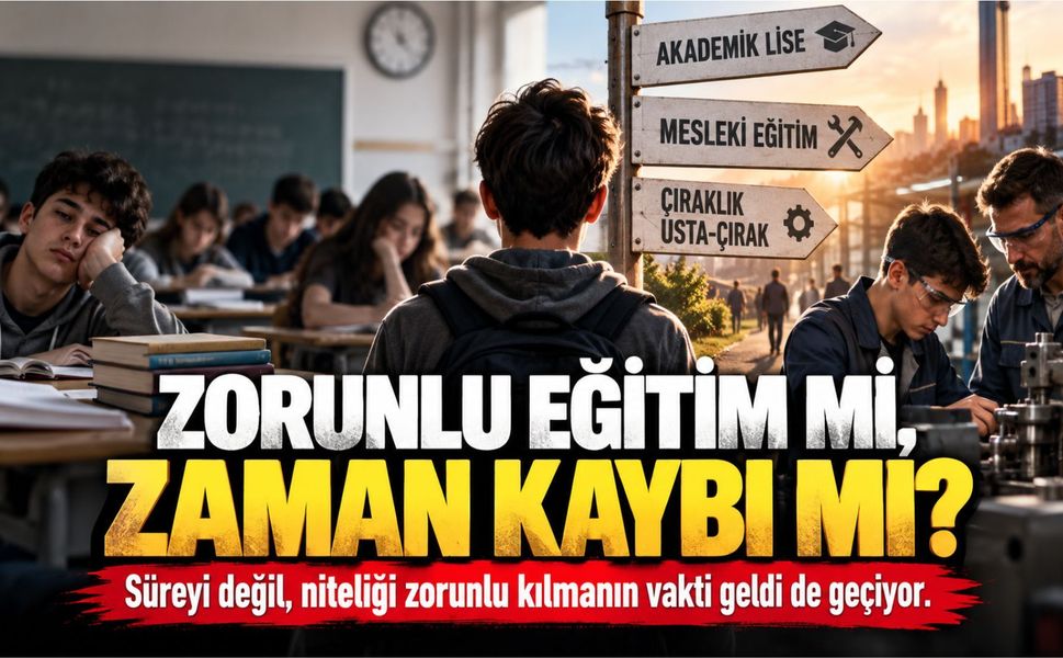 Zorunlu eğitim mi zaman kaybı mı?