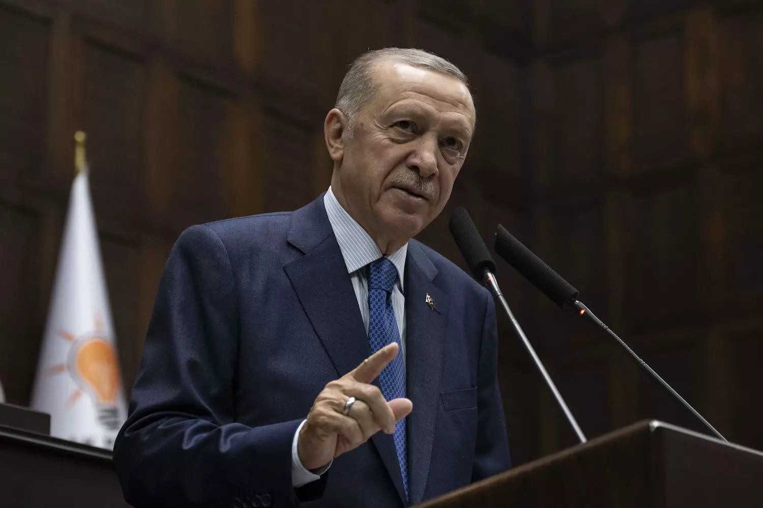 Erdogan Ak Parti Grup Toplantisi
