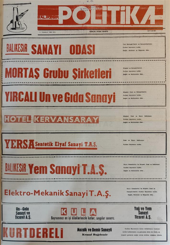 11 Temmz 89 Sali (Custom)