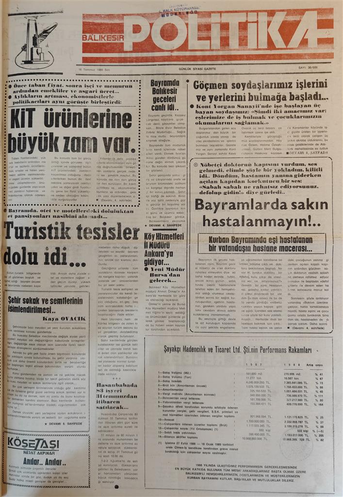 18 Temmz 89 Sali (Custom)