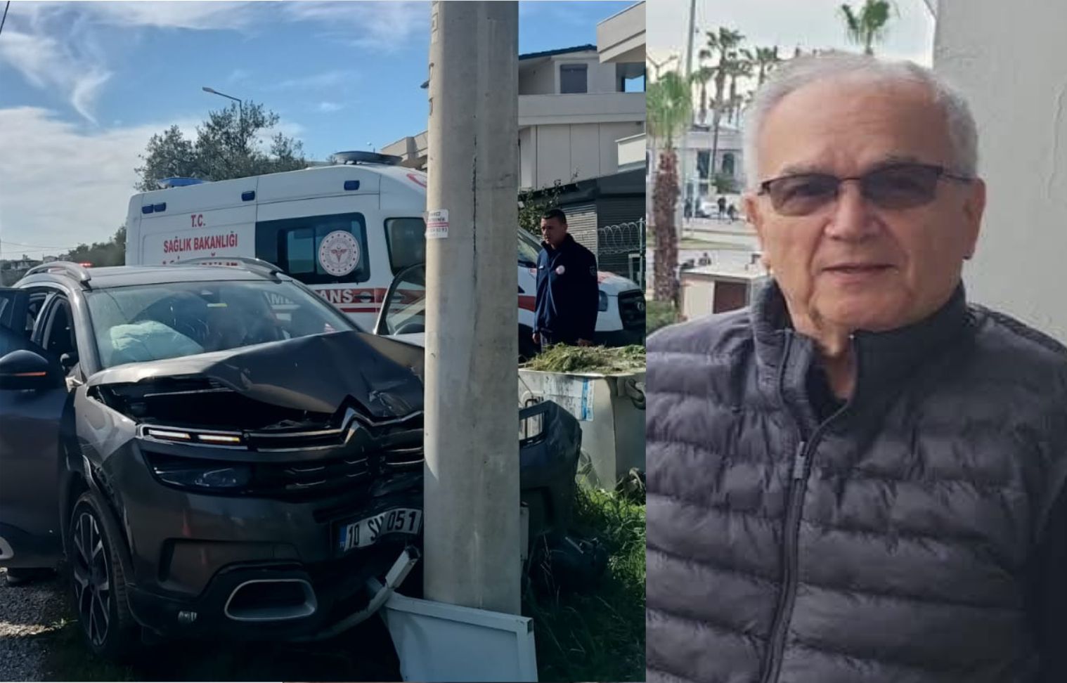 Orhan Sür Trafik Kazası Geçirdi