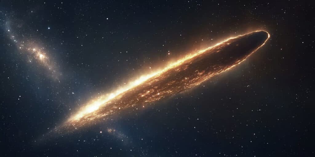 Interstellar Comet 2 I Atlas 1024X512