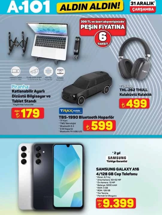 A101 31 Aralık