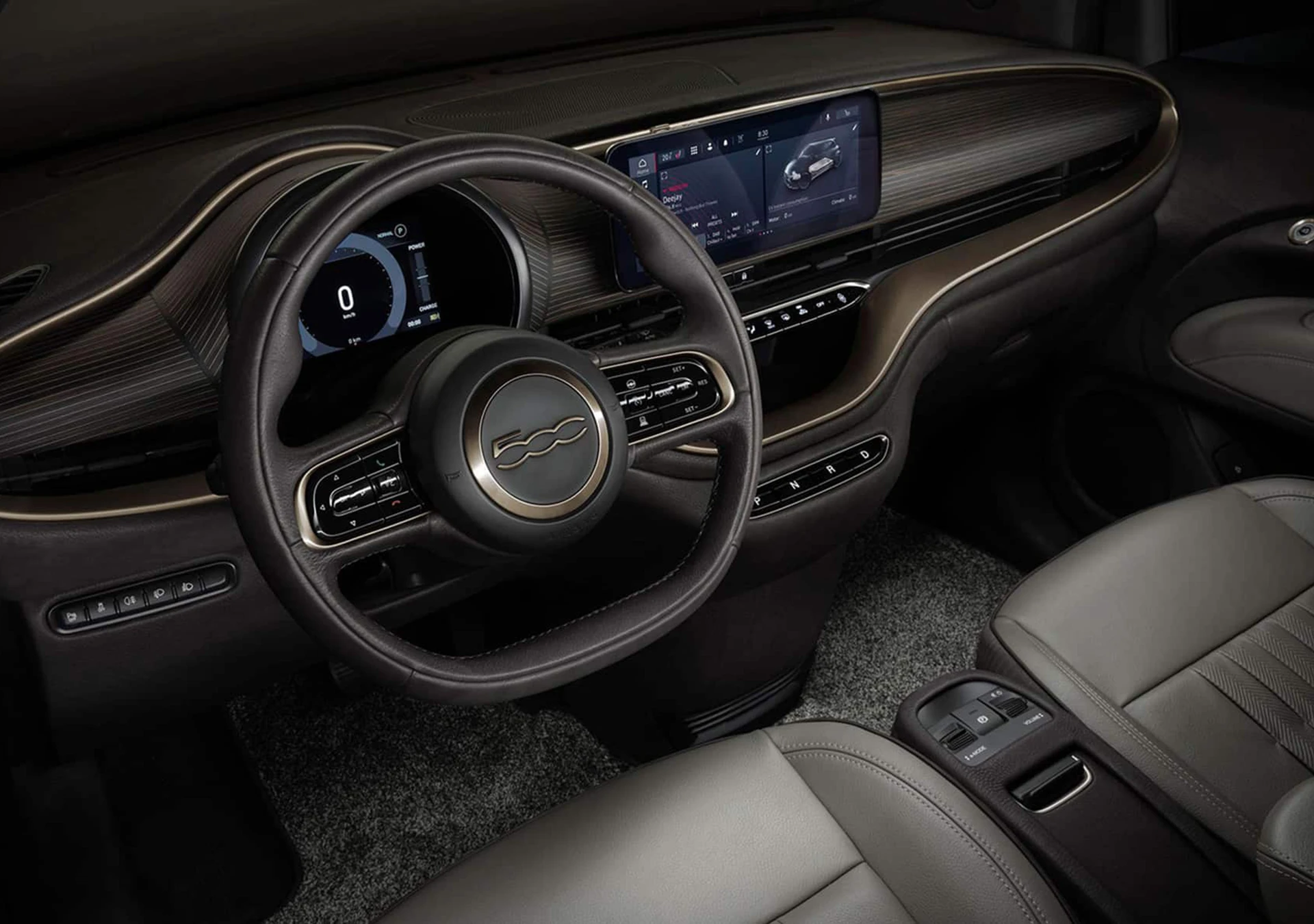 Giorgio Armanis Fiat 500 Makeover Uses Leather For Interior