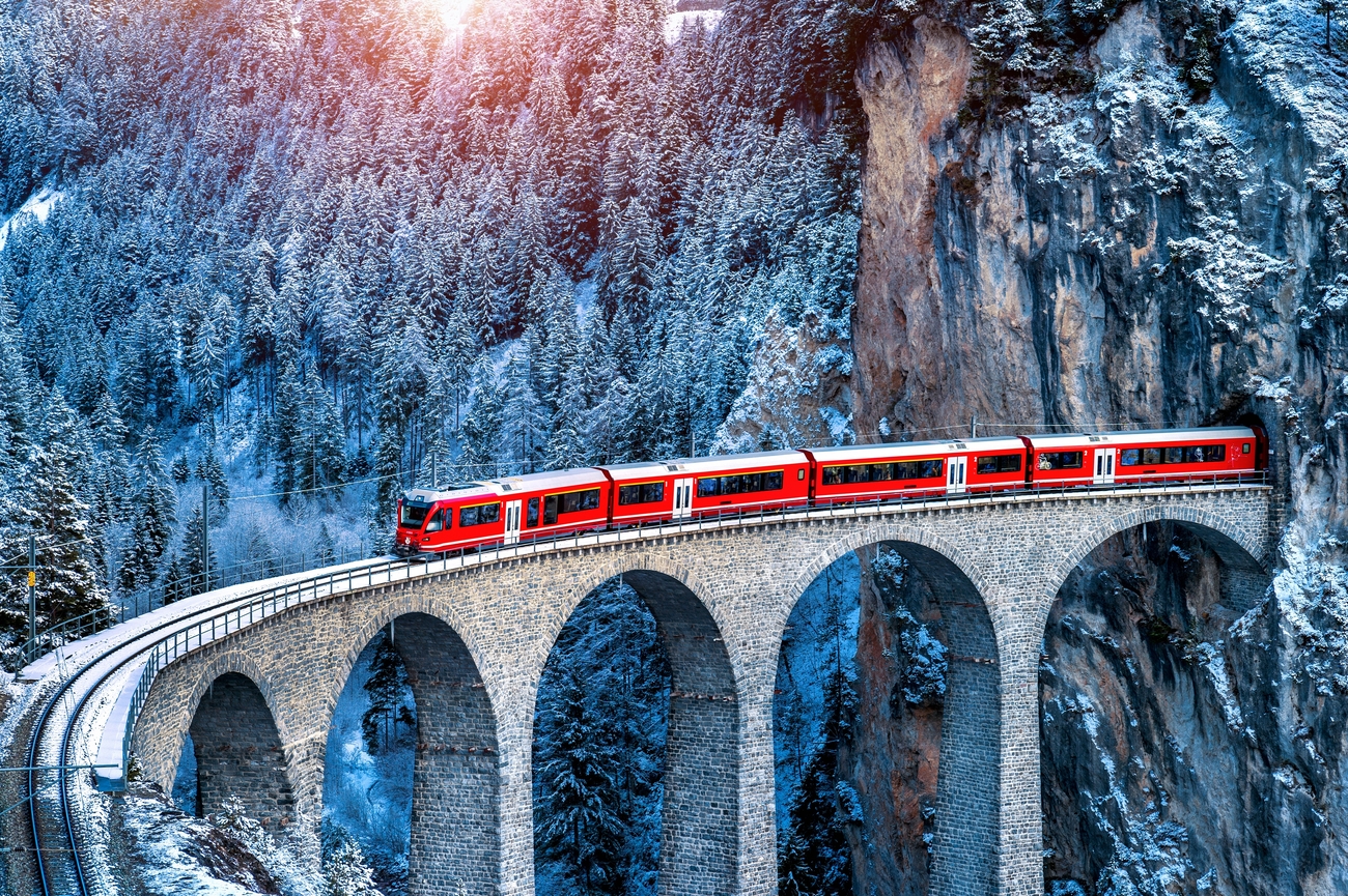 Landwasser Viaduct Graubunden Switzerland