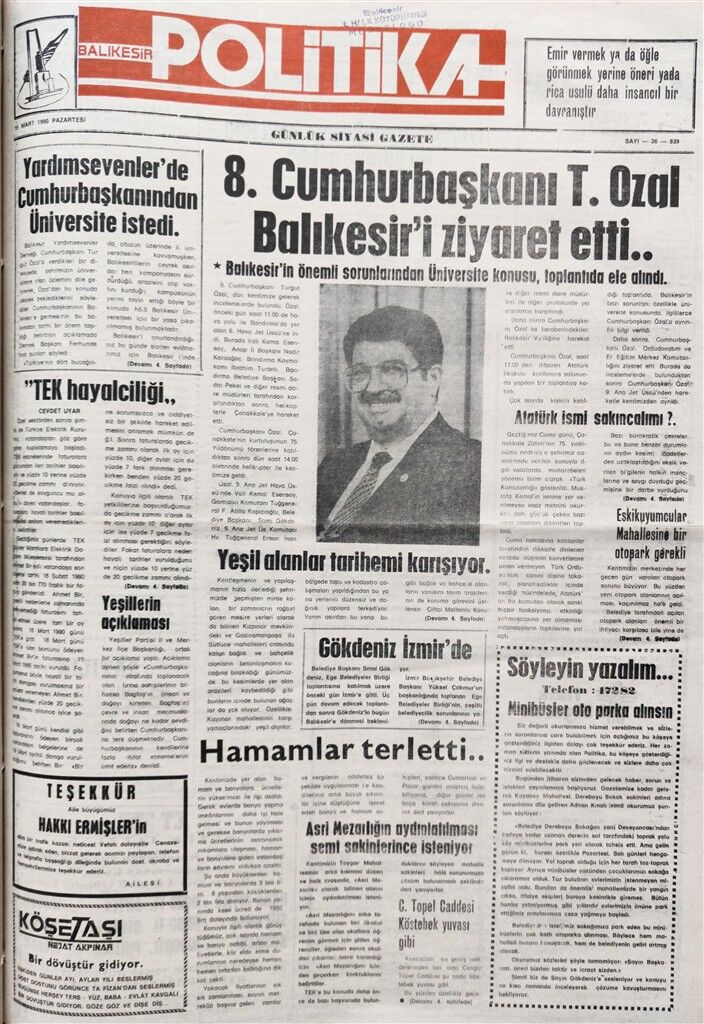 19 Mart 90 Ptsi (Custom)