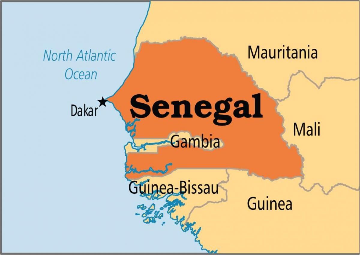 23101852 1 Senegal Map