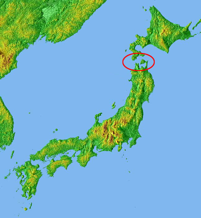 Location Tsugaru Peninsula Jp