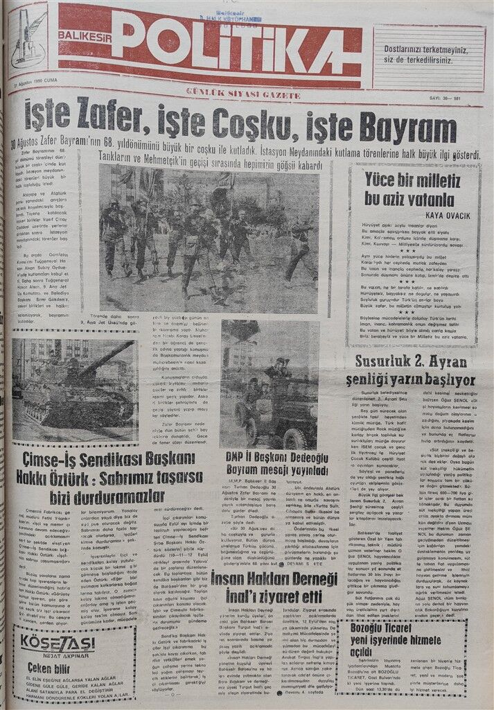 31 Ağsts 90 Cuma (Custom)