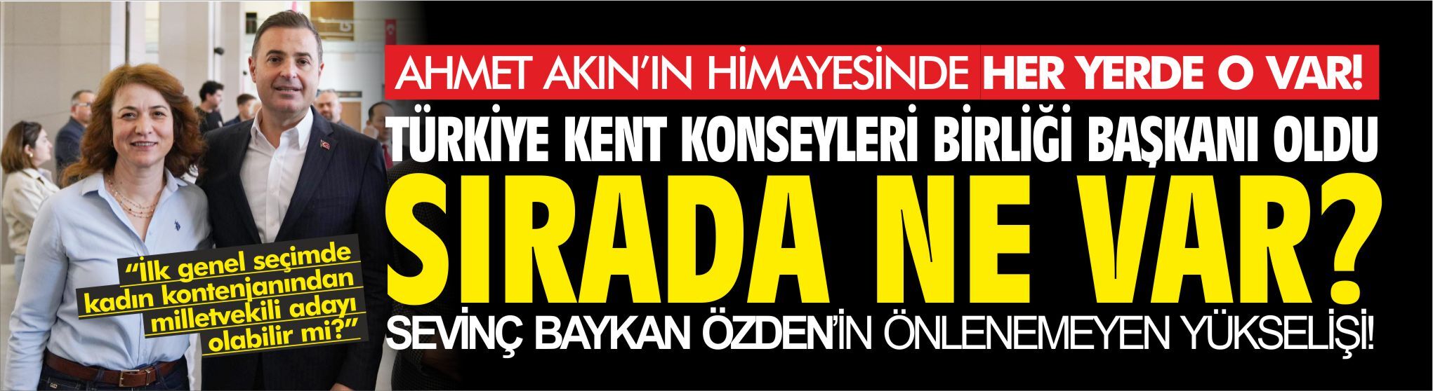 Türkiye Kent Konseyleri Başkanı oldu! Sevinç Baykan Özden'in bundan sonraki hedefi ne?