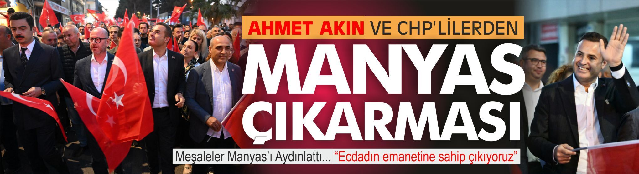 Ahmet Akın ve CHP'liler Manyas'a çıkarma yaptı