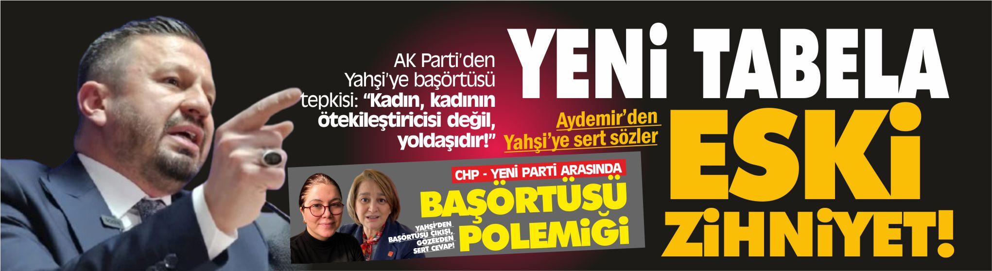 AK Parti İl Başkanı Mehmet Aydemir’den Ayşe Pınar Yahşi’ye sert tepki: “Tabela değişti, zihniyet değişmedi!”