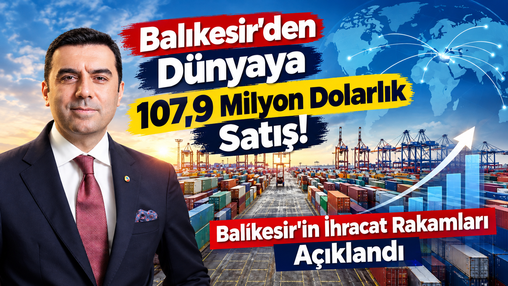 Balıkesir’den Dünyaya 107,9 Milyon Dolarlık Satış! Balıkesir'in İhracat Rakamları Açıklandı!