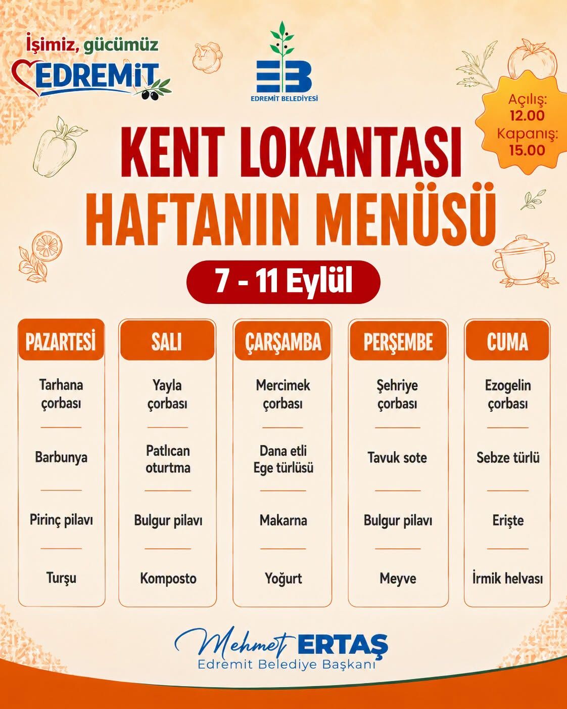 Edremit Kent Lokantası 7 11Eylül