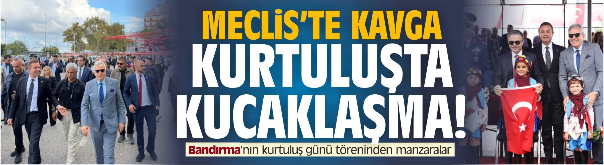 Meclis'te CHP - Yeni kavgası, törende samimi pozlar!