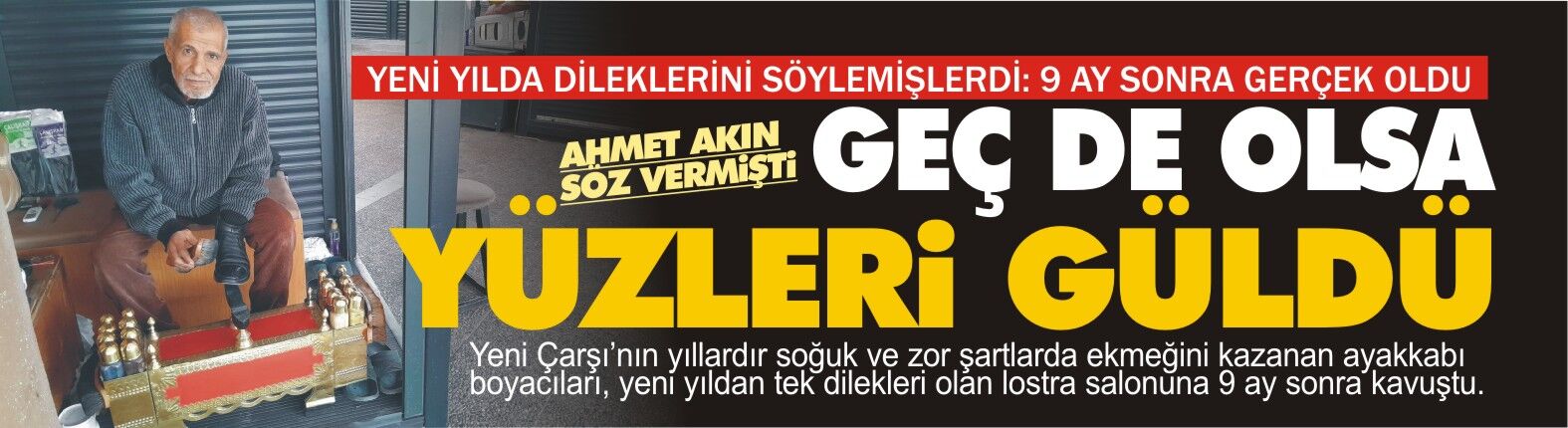 YENİ YIL DİLEKLERİ 9 AY SONRA GERÇEK OLDU: BOYACILAR ARTIK SOĞUKTA DEĞİL