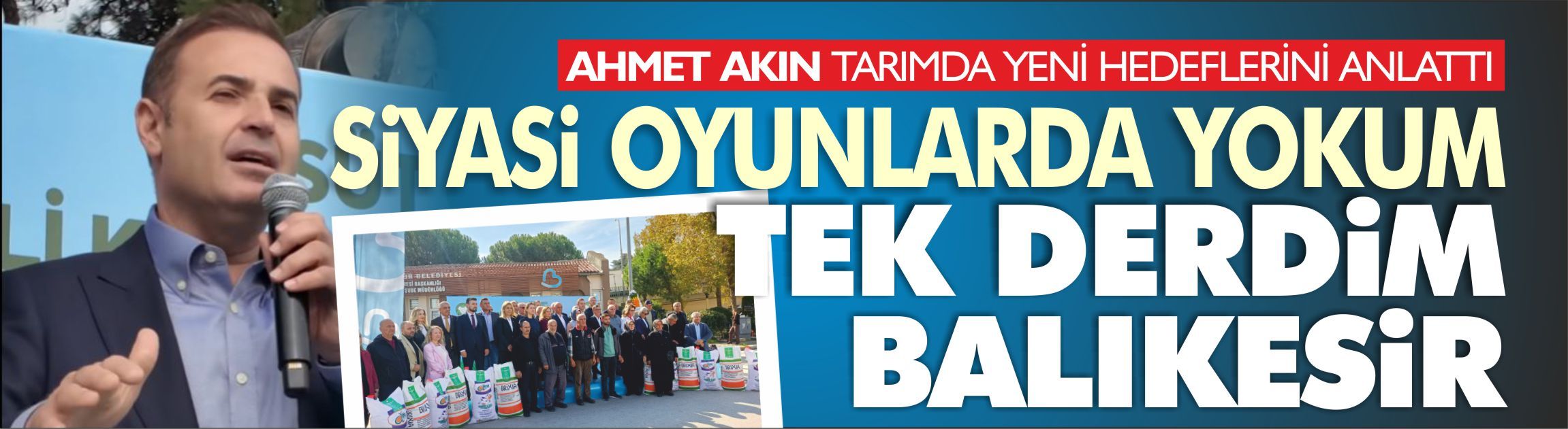 Ahmet Akın’dan mesaj: “Siyasi oyunlarda yokum, tek hesabım Balıkesir”