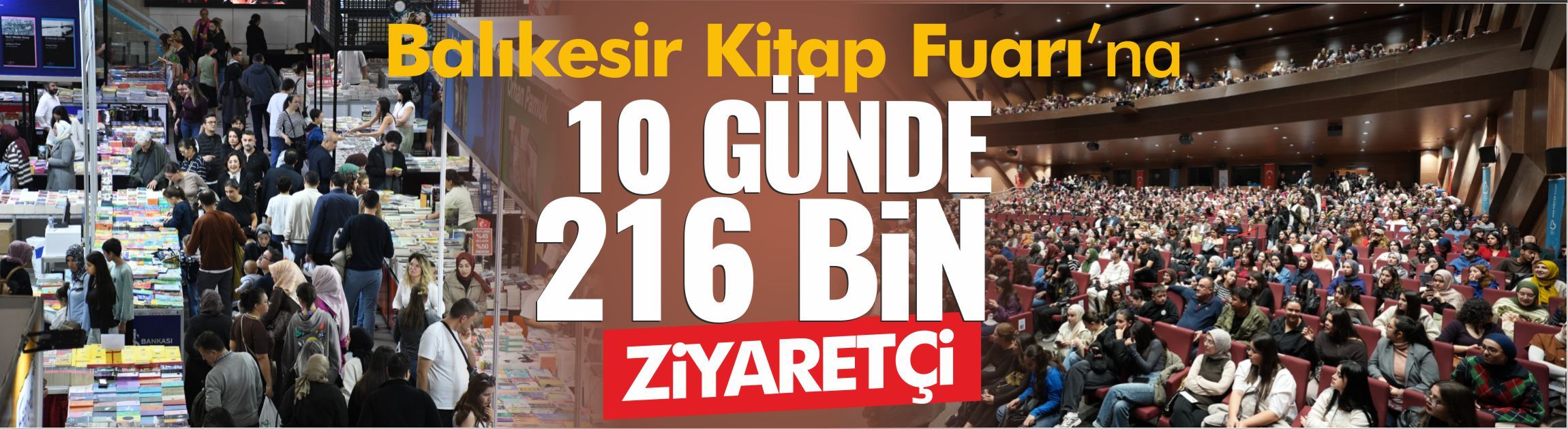 Balıkesir Kitap Fuarı’na 10 günde 216 bin ziyaretçi