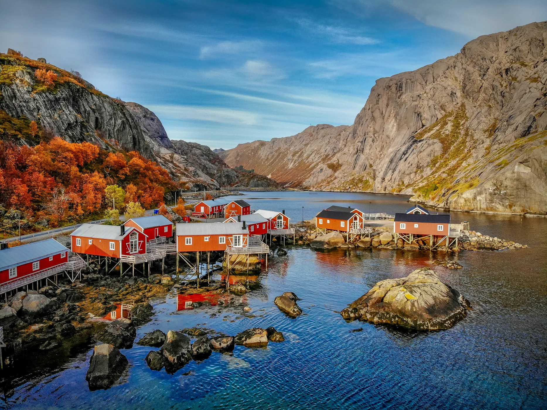 Nusfjord Drone Norway Hdrc