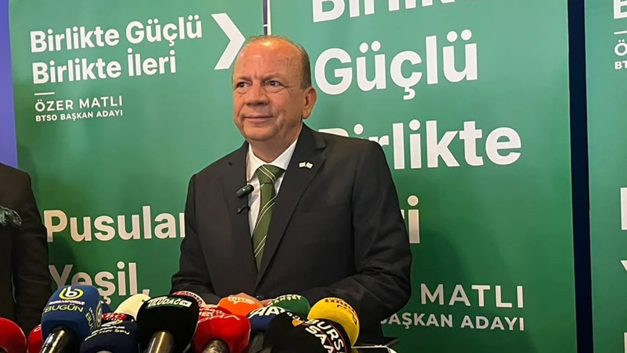 Bursa İş Dünyasında Yeni Dönem! BTSO'nun Başkanı Özer Matlı Oldu