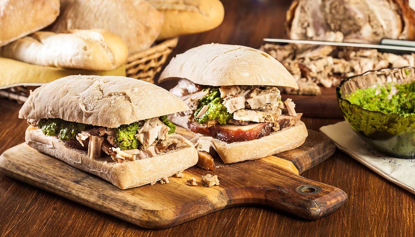 Panino Con La Porchetta