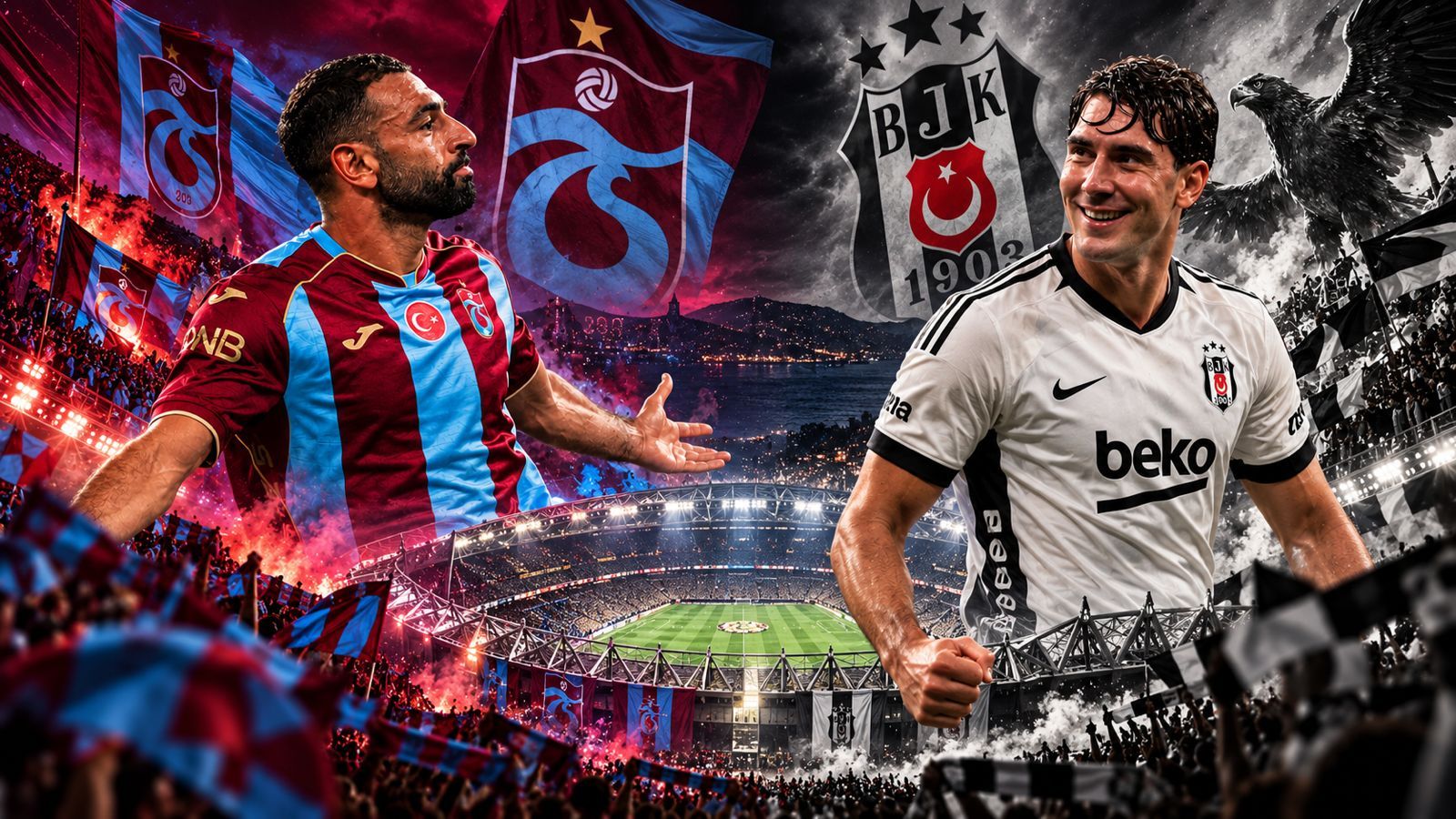 Trabzonspor - Beşiktaş Maçı Nasıl İzlenir? İşte TS - BJK Derbi Canlı Yayın Kanalları: