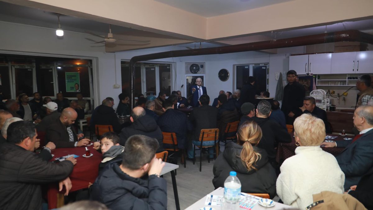 Ali Kemal Deveciler, Burhaniye'nin kırsal mahallelerinde vatandaşla buluşuyor