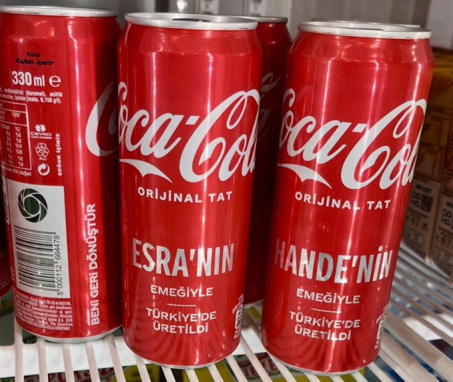 Coca-Cola'dan yeni etiketler: 'Türkiye'de Üretildi' vurgusu yaptılar!
