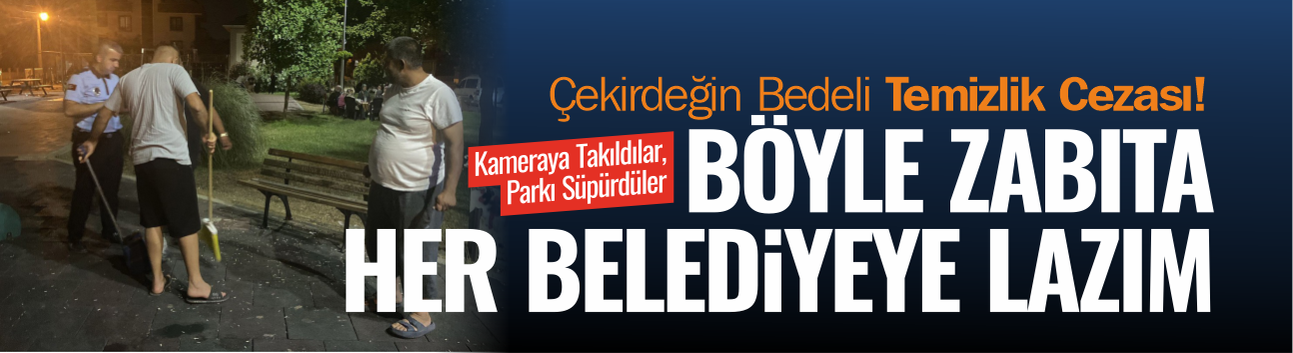 Ortak Alanlar Ortak Sorumluluktur: Çekirdek Kabuklarını Yere Atanlar Parkı Temizledi