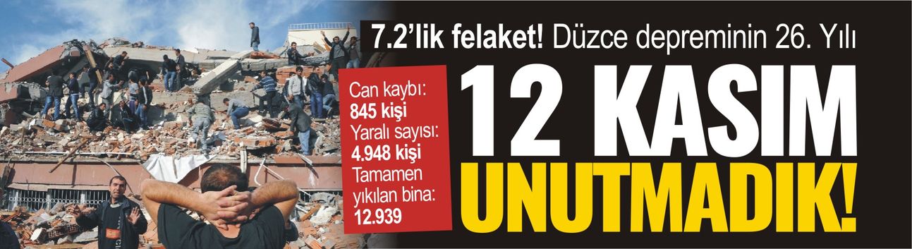 12 Kasım 1999 Düzce Depremi: Bir Gecede Yıkılan Şehir ve Bitmeyen Acı