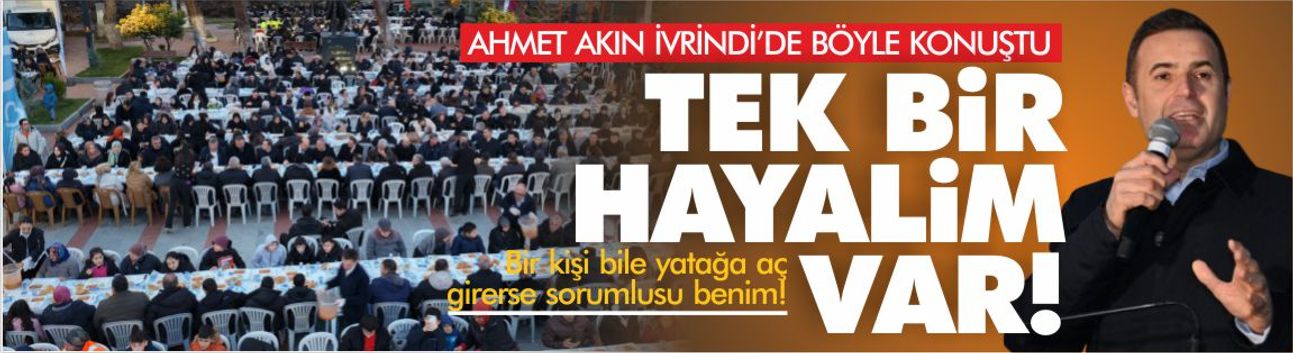 Ahmet Akın İvrindi'de... "Tek bir hayalim var..."