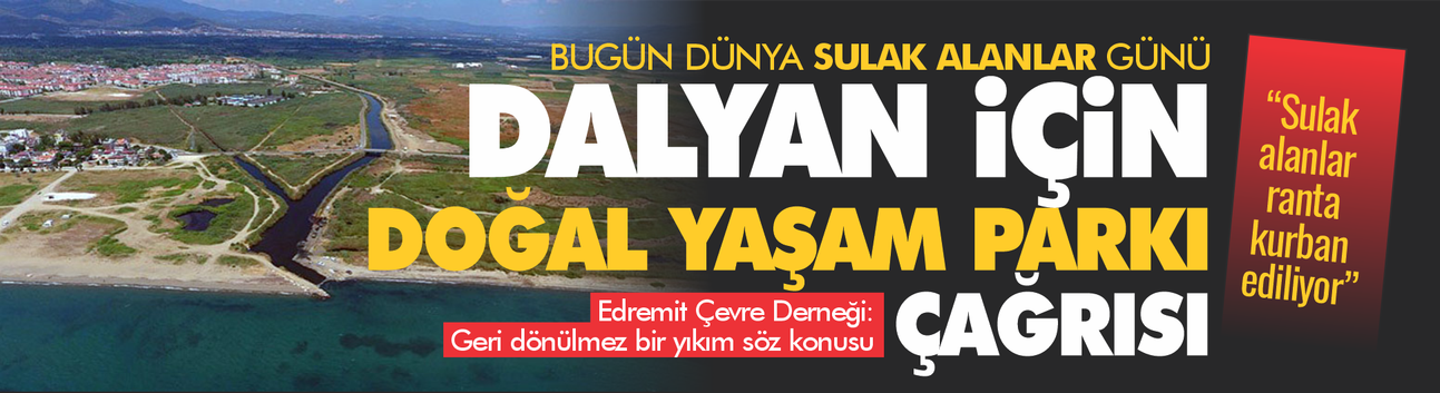 Edremit Çevre Derneği: “Sulak Alanlar Ranta Kurban Ediliyor”