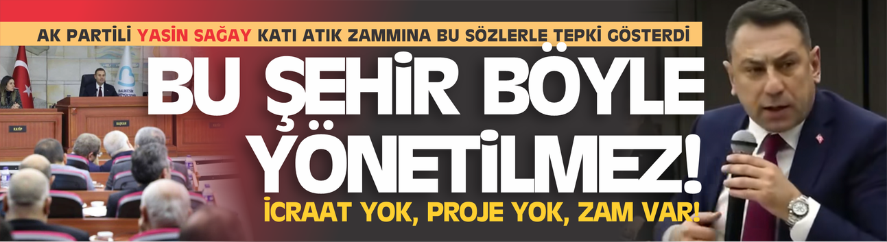 Yasin Sağay'ın zam tepkisi: Bu şehir böyle yönetilmez!