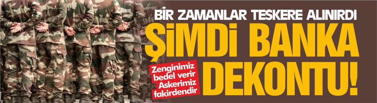 Eskiden tezkere alınırdı, şimdi banka dekontu...