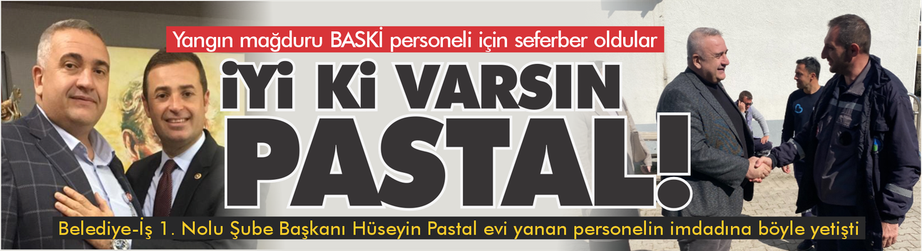 Yangın mağduru BASKİ personeli için seferber oldular