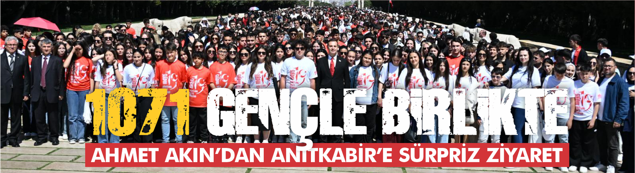 Başkan Ahmet Akın, 1071 Balıkesirli Gençle Anıtkabir’de