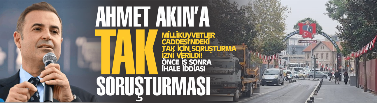 SON DAKİKA! Balıkesir’de İhalede Usulsüzlük İddiası! Ahmet Akın’a Soruşturma İzni Verildi!