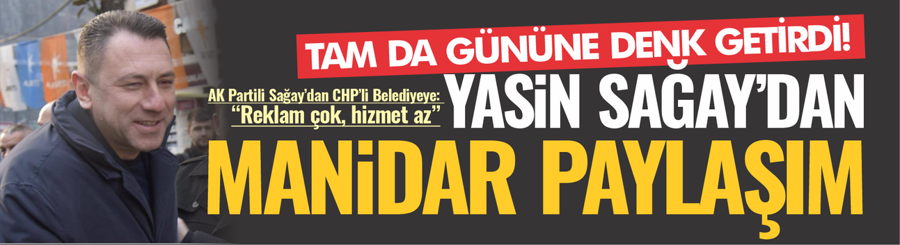 Tam da gününe denk getirdi! Yasin Sağay'dan manidar paylaşım...