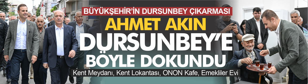 Dursunbey’e dört yeni yatırım: Kent Meydanı ve sosyal yaşam alanları hizmete açıldı