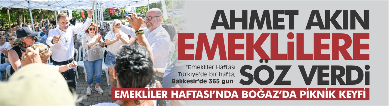 Değirmenboğazı'nda emekli pikniği... Ahmet Akın emeklilere söz verdi