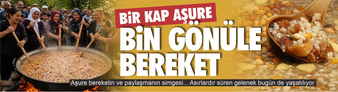 Bir kap aşure, bin gönüle bereket