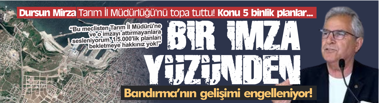Dursun Mirza Tarım İl Müdürlüğü'nü topa tuttu! Konu 5 binlik planlar...