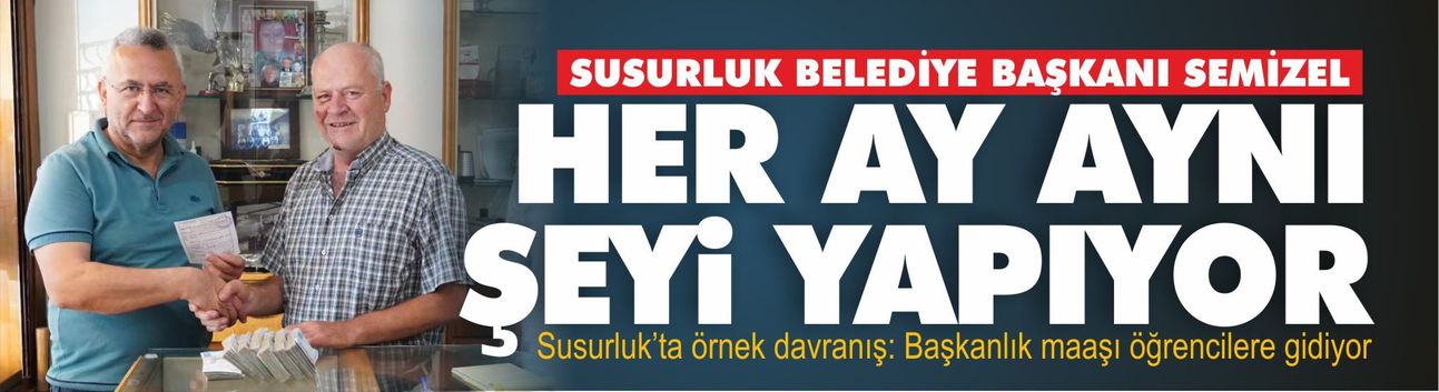 Susurluk’ta Örnek Davranış: Başkanlık Maaşı Öğrencilere Gidiyor